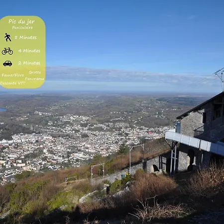 L Escapade Lourdaise Balcon Parking Wifi ville Lourdes Extérieur photo